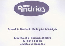 De Puitenrijders - hoofdsponsor - Bakkerij Andries